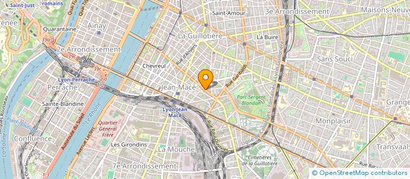 localisation de l'entreprise BLUE CHERRY CONSULTING  LYON