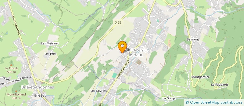 localisation de l'entreprise BLUE CHIP  VAULNAVEYS-LE-HAUT