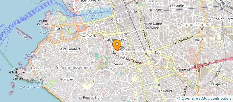 localisation de l'entreprise BLUE COMPANY à MARSEILLE