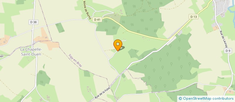 localisation de l'entreprise BLUE COMPANY  SIGY-EN-BRAY