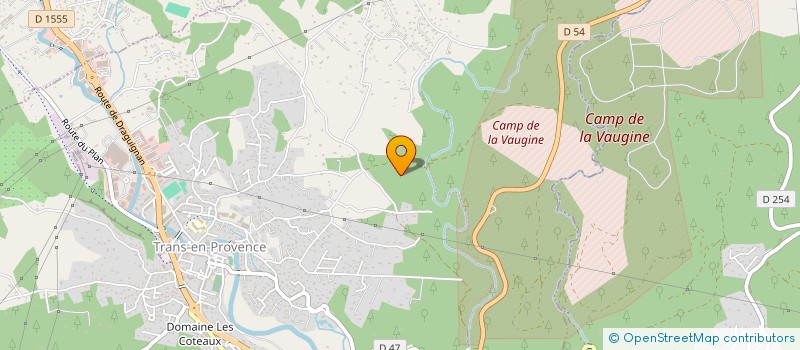 localisation de l'entreprise BLUE CONCEPT à TRANS-EN-PROVENCE
