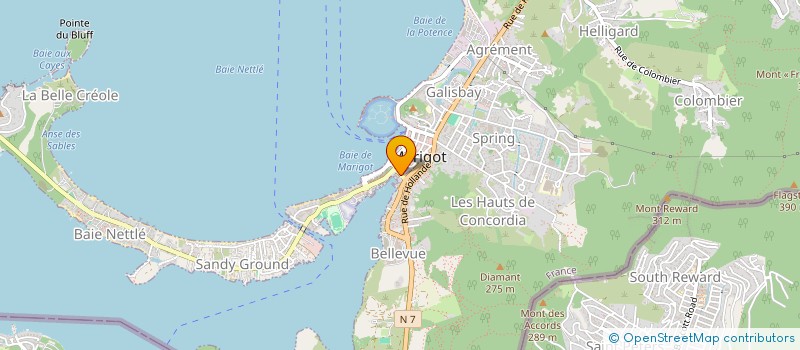 localisation de l'entreprise BLUE CONDUITE  SAINT MARTIN