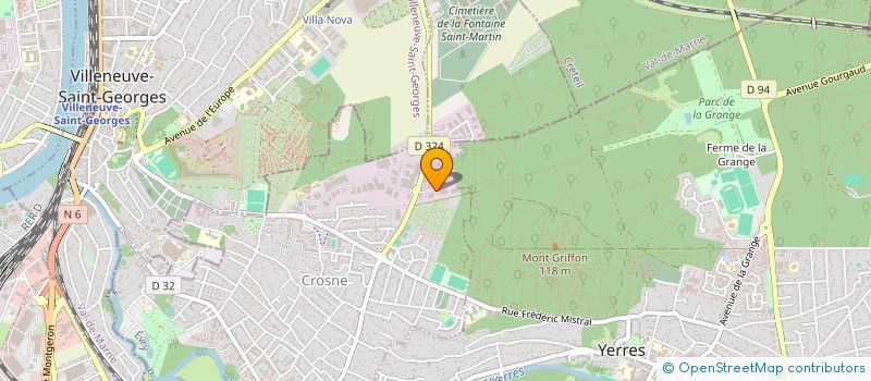 localisation de l'entreprise BLUE CORVETTE  CROSNE