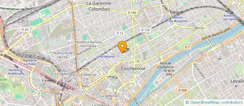 localisation de l'entreprise BLUE COUNTRY NETWORKS à COURBEVOIE