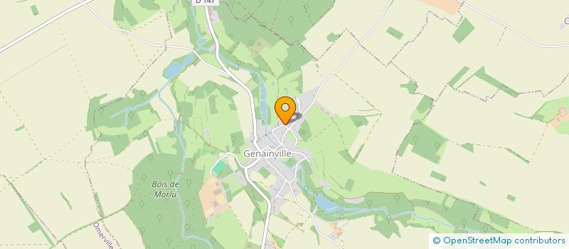 localisation de l'entreprise BLUE COW RANCH  AMBLEVILLE