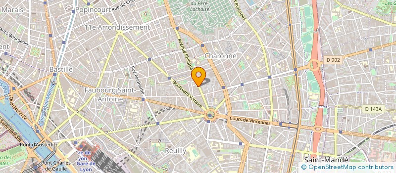 localisation de l'entreprise BLUE CUBE (FRANCE)  PARIS