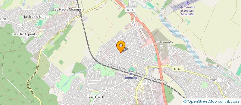 localisation de l'entreprise BLUE DAY  DOMONT