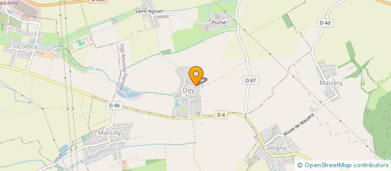 localisation de l'entreprise BLUE DELAY  OGY-MONTOY-FLANVILLE