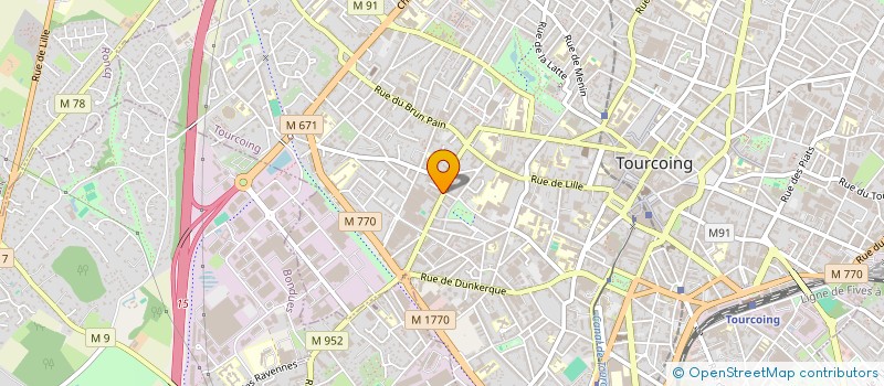 localisation de l'entreprise BLUE DELIVERY  TOURCOING