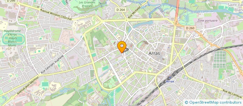 localisation de l'entreprise BLUE DEVILS à ARRAS