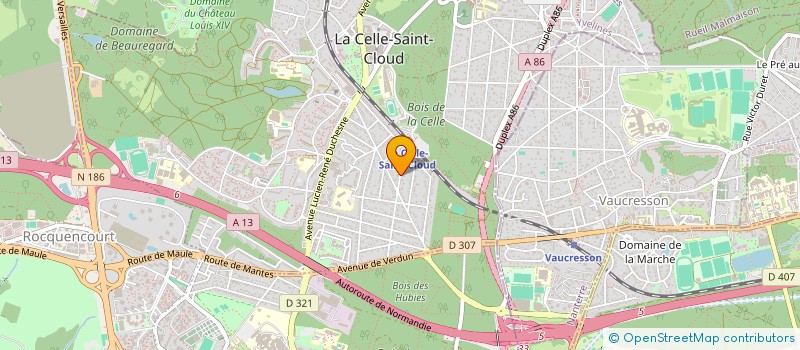 localisation de l'entreprise BLUE DIET FRANCE  LA CELLE-SAINT-CLOUD