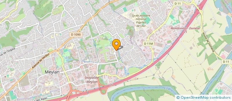 localisation de l'entreprise BLUE DOT PRODUCTION  MEYLAN