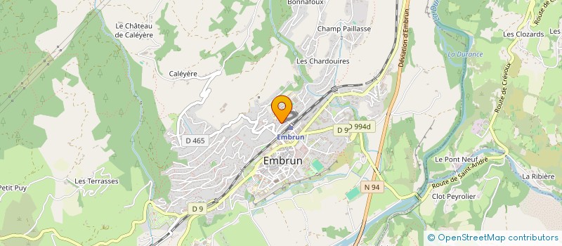 localisation de l'entreprise BLUE DREAM  EMBRUN