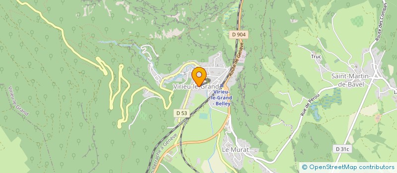 localisation de l'entreprise BLUE EDUCATION  VIRIEU-LE-GRAND