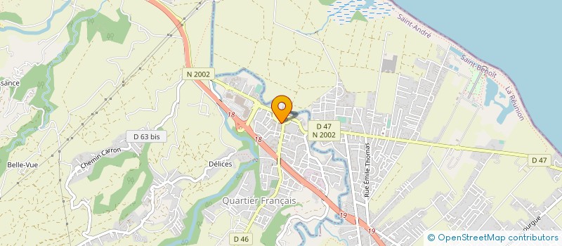 localisation de l'entreprise BLUE EIGHT ACADEMY  SAINTE-SUZANNE