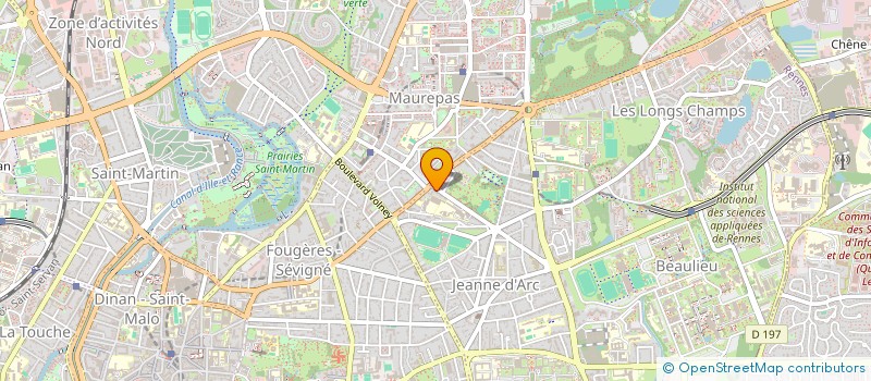 localisation de l'entreprise BLUE EYE INVEST  RENNES