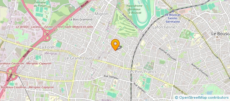 localisation de l'entreprise BLUE FERRET  BORDEAUX