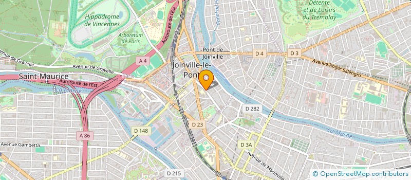 localisation de l'entreprise BLUE FINGERS EUROPE  JOINVILLE-LE-PONT