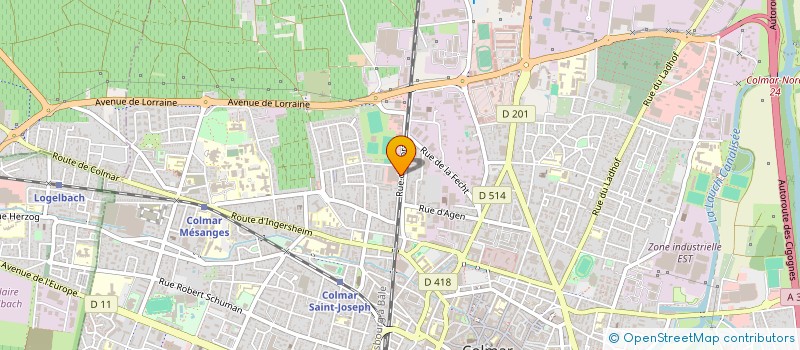 localisation de l'entreprise BLUE FISH TROPICALI  COLMAR