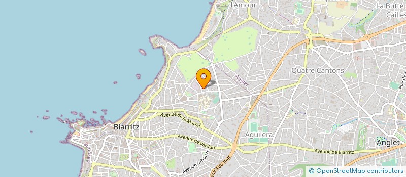 localisation de l'entreprise BLUE FORCE à BIARRITZ