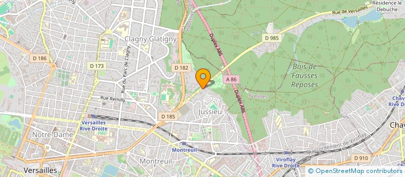 localisation de l'entreprise BLUE FOUNDATION à VERSAILLES