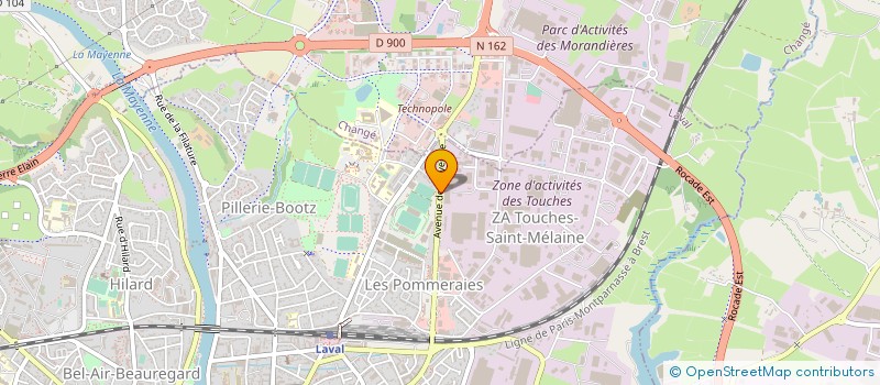 localisation de l'entreprise BLUE FOUR à LAVAL