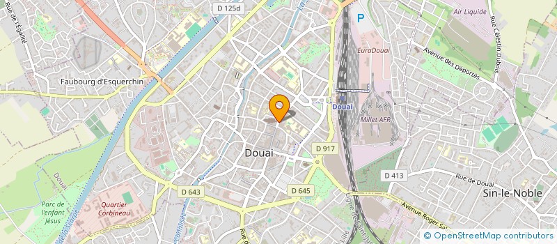 localisation de l'entreprise BLUE FOX & COMPAGNIE  DOUAI