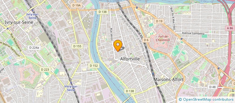 localisation de l'entreprise BLUE G&F CONSULTING  ALFORTVILLE