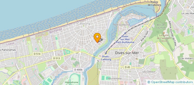 localisation de l'entreprise BLUE GOLD AIRLINES  CABOURG