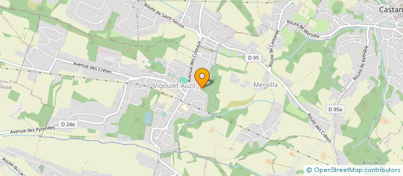 localisation de l'entreprise BLUE & GREEN CONCEPT  VIGOULET-AUZIL