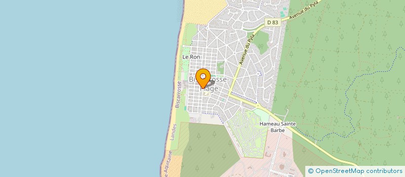 localisation de l'entreprise BLUE HAWAII à BISCARROSSE
