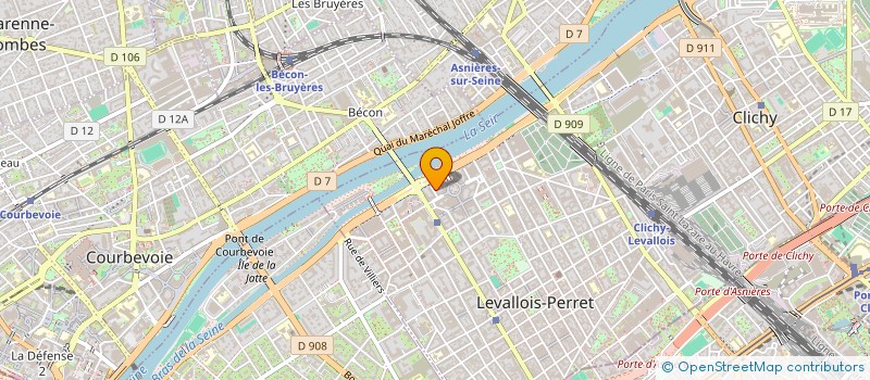 localisation de l'entreprise BLUE HEALTH à LEVALLOIS-PERRET