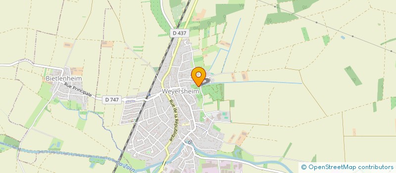 localisation de l'entreprise BLUE HOLDING  WEYERSHEIM