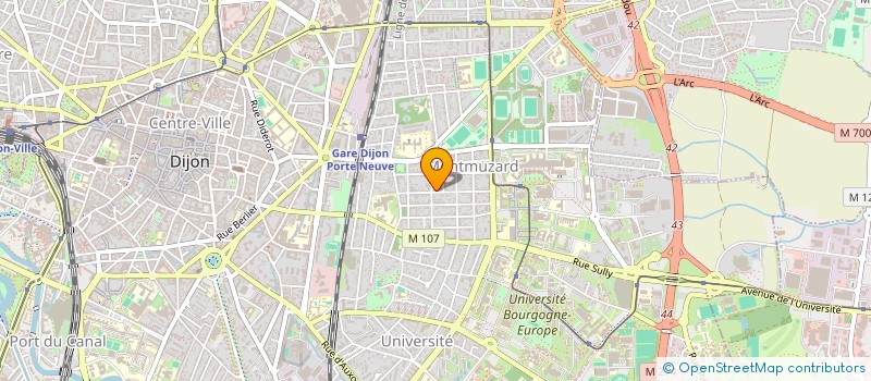 localisation de l'entreprise BLUE HORIZON  DIJON