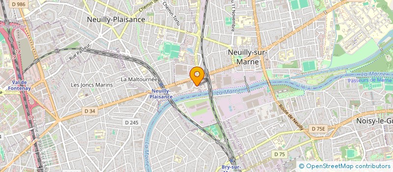localisation de l'entreprise BLUE HORIZON HOLDING à NEUILLY-PLAISANCE