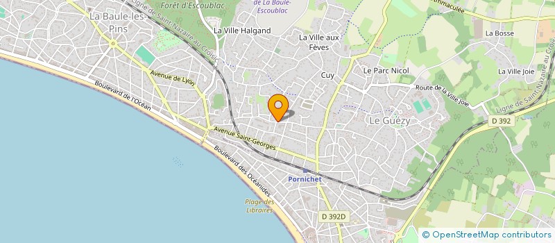 localisation de l'entreprise BLUE I'WEN  LA BAULE-ESCOUBLAC