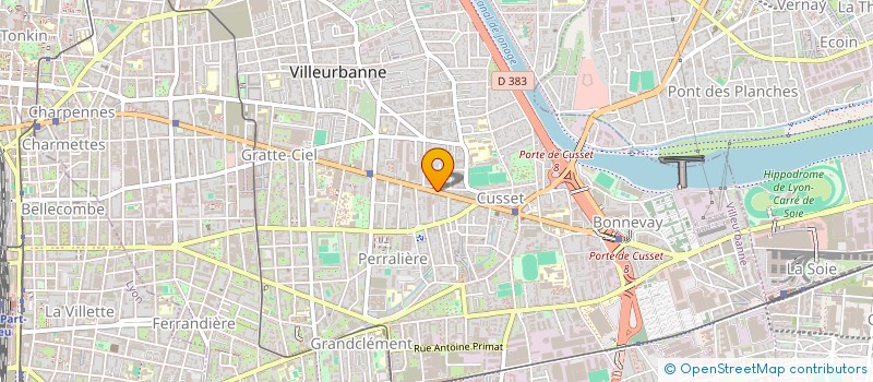 localisation de l'entreprise BLUE ICE  VILLEURBANNE