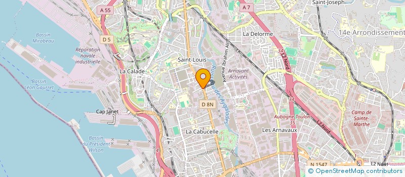 localisation de l'entreprise BLUE INITIATIVE à MARSEILLE