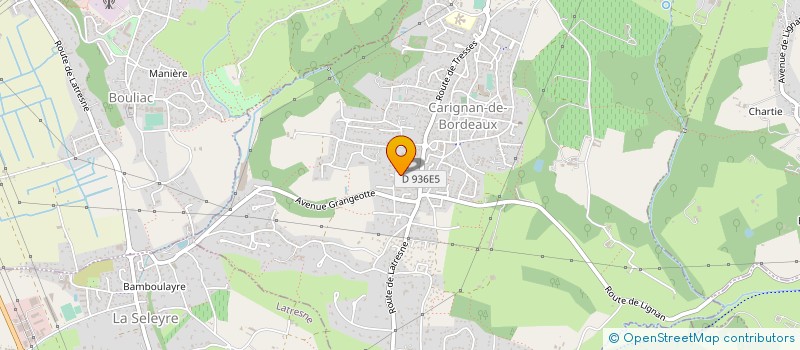 localisation de l'entreprise BLUE INK STUDIO  CARIGNAN-DE-BORDEAUX