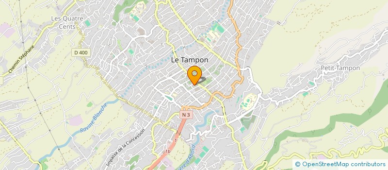 localisation de l'entreprise BLUE INVEST à LE TAMPON