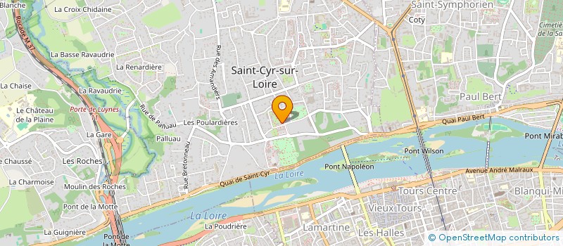 localisation de l'entreprise BLUE INVEST  MONTEVRAIN