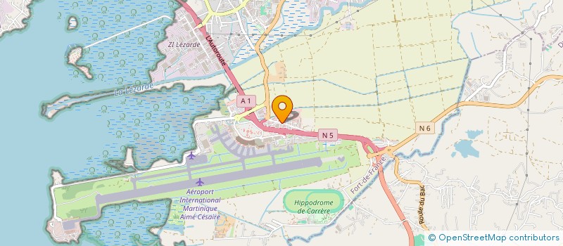 localisation de l'entreprise BLUE INVEST  LE LAMENTIN