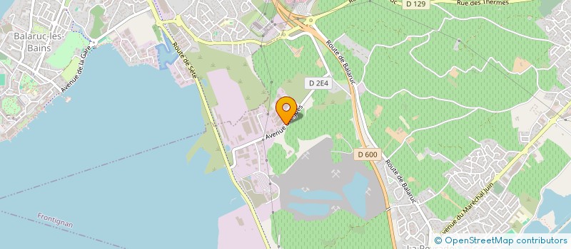 localisation de l'entreprise BLUE INVEST IN SETE CAP D'AGDE MEDITERRANEE à FRONTIGNAN