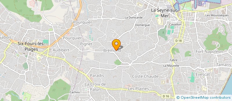 localisation de l'entreprise BLUE JUNIOR à LA SEYNE-SUR-MER