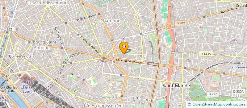 localisation de l'entreprise BLUE LAB PRODUCTION  PARIS