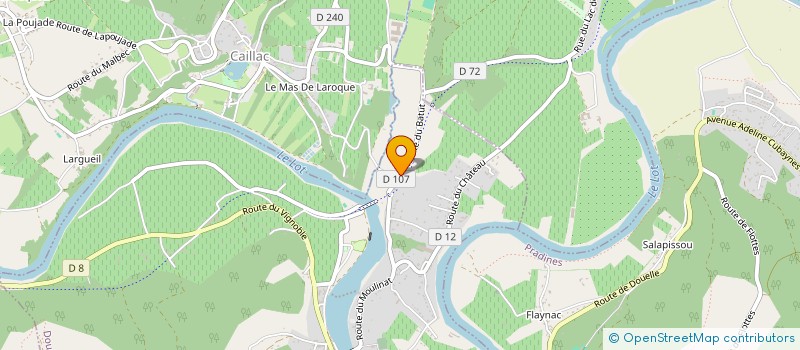 localisation de l'entreprise BLUE LAC  DOUELLE