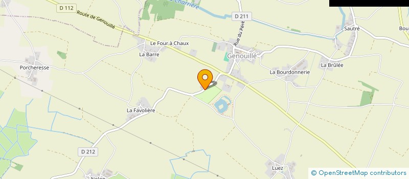 localisation de l'entreprise BLUE LAGON  GENOUILLE