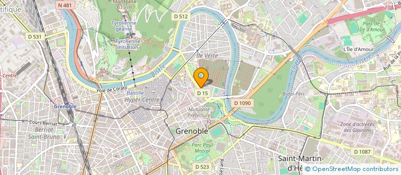 localisation de l'entreprise BLUE LAGOON  GRENOBLE