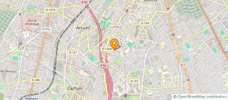 localisation de l'entreprise BLUE LINE à ARCUEIL
