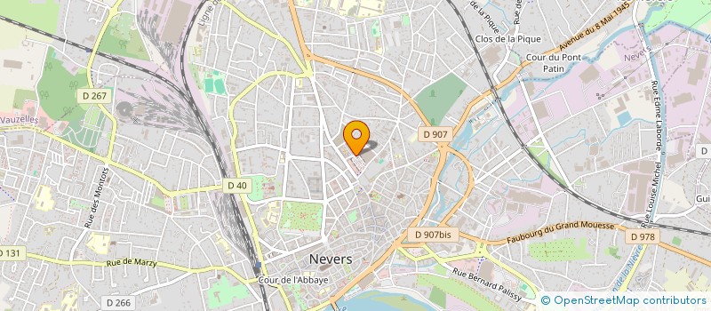 localisation de l'entreprise BLUE LINE LOUNGE à NEVERS